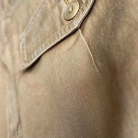 🎯NWOT Helmut Lang Patch Pocket Mini Skirt Tan Size 6 - Picture 7 of 10